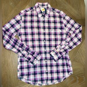 BOSS Orange Cliff Plaid Button Down Long Sleeve Shirt